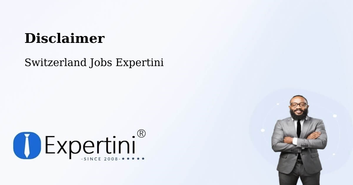 Disclaimer – Worb - Switzerland Jobs Expertini